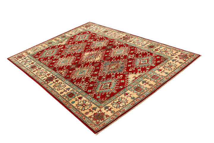 Dark Red Kazak 4' 10 x 6' 8 - No. 67956 - ALRUG Rug Store