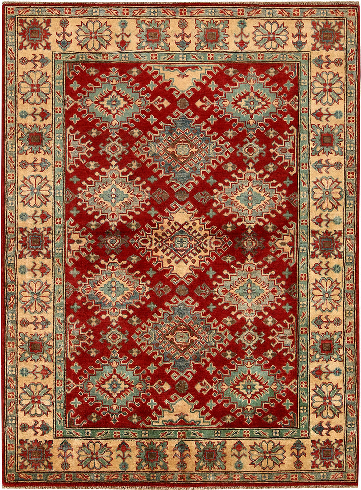 Dark Red Kazak 4' 10 x 6' 8 - No. 67956 - ALRUG Rug Store