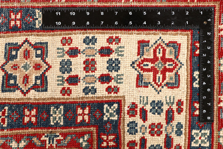 Light Slate Grey Kazak 5' x 6' 9 - No. 67957 - ALRUG Rug Store