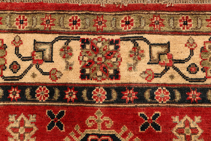 Tomato Kazak 5' x 6' 9 - No. 67958 - ALRUG Rug Store