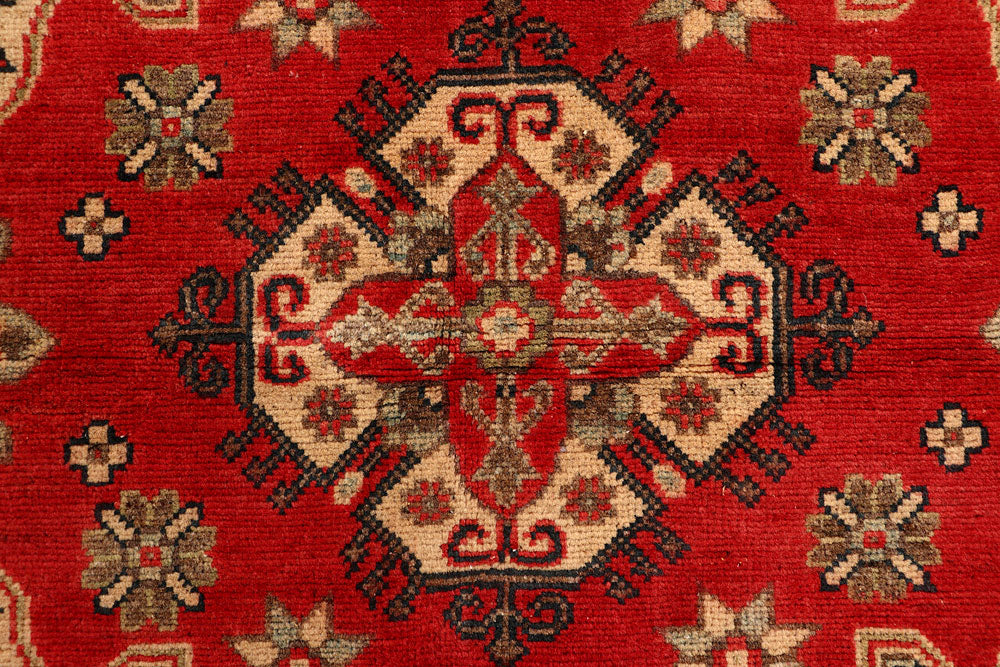 Tomato Kazak 5' x 6' 9 - No. 67958 - ALRUG Rug Store