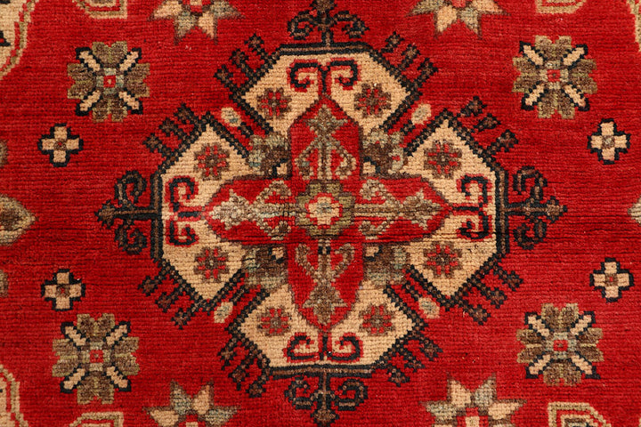 Tomato Kazak 5' x 6' 9 - No. 67958 - ALRUG Rug Store