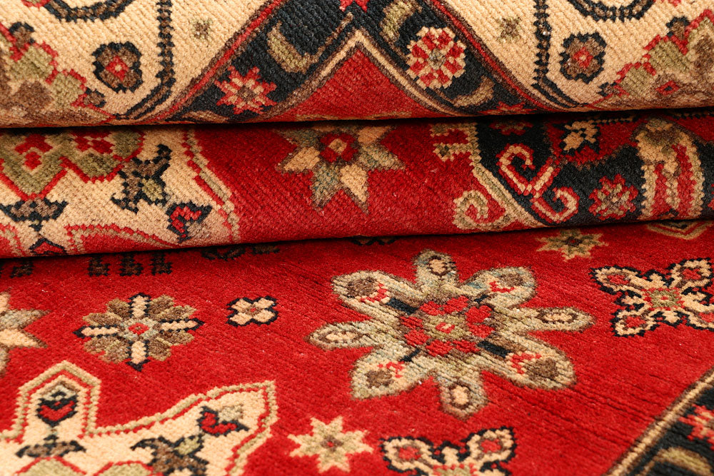 Tomato Kazak 5' x 6' 9 - No. 67958 - ALRUG Rug Store