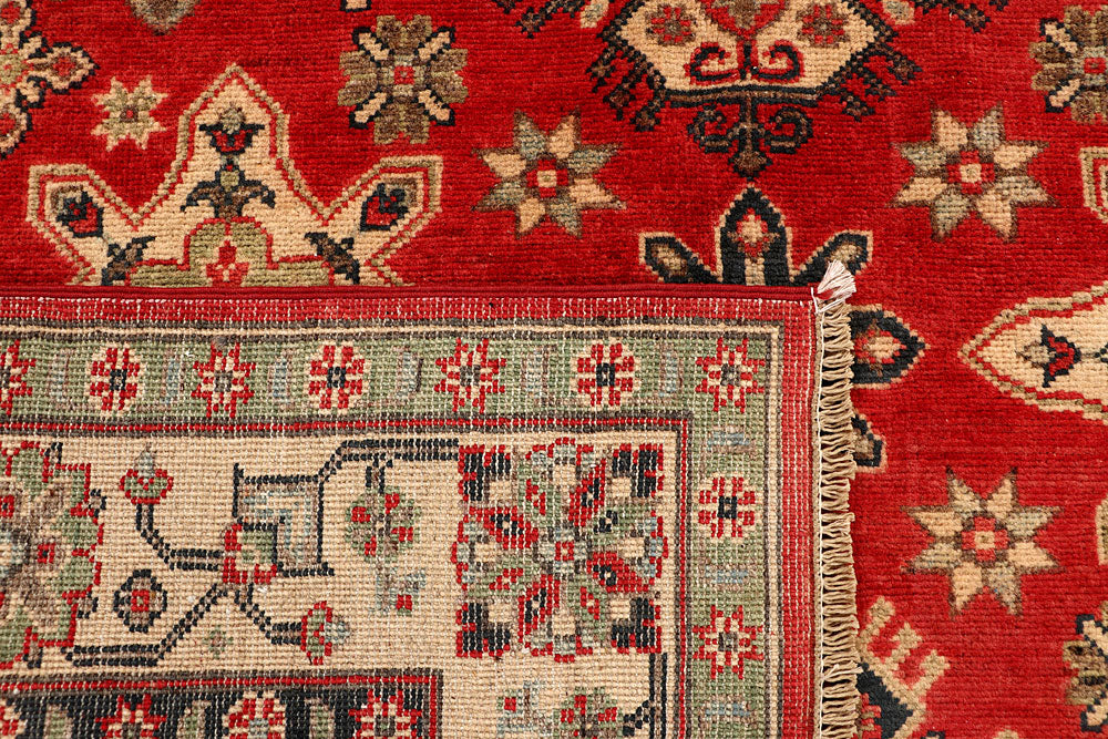Tomato Kazak 5' x 6' 9 - No. 67958 - ALRUG Rug Store