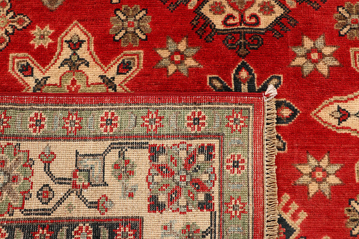 Tomato Kazak 5' x 6' 9 - No. 67958 - ALRUG Rug Store