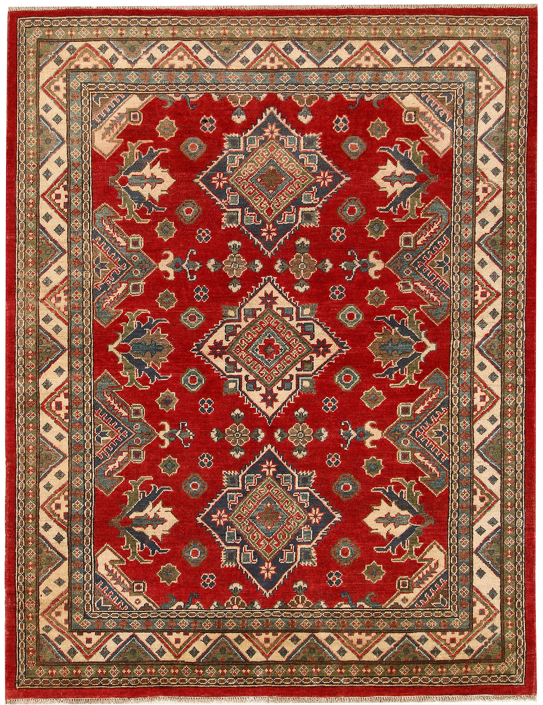 Dark Red Kazak 4' 11 x 6' 6 - No. 67959 - ALRUG Rug Store