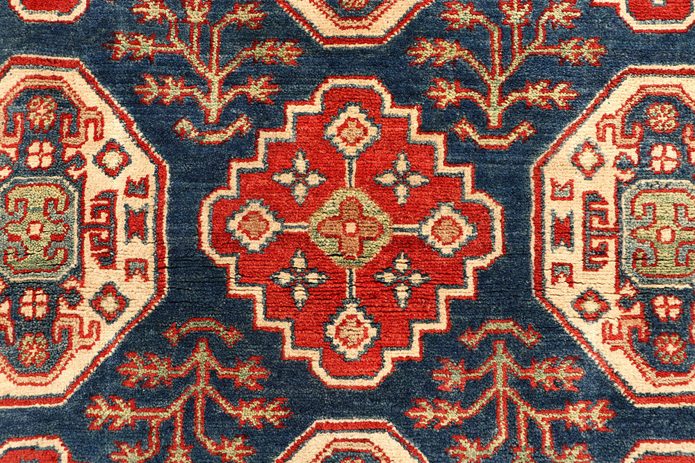 Dark Slateblue Kazak 5' x 6' 7 - No. 67960 - ALRUG Rug Store
