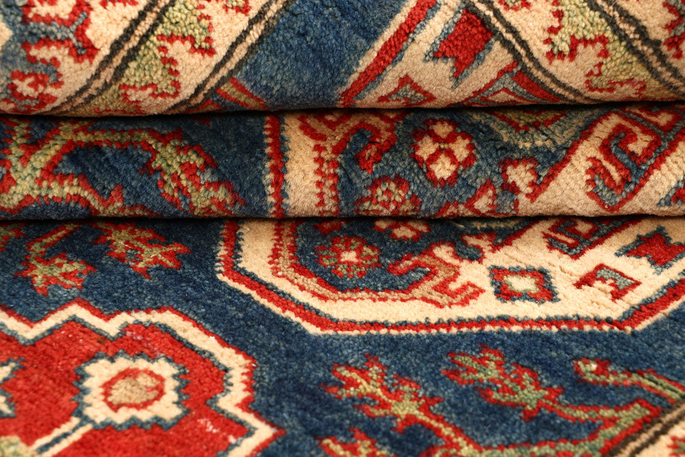 Dark Slateblue Kazak 5' x 6' 7 - No. 67960 - ALRUG Rug Store