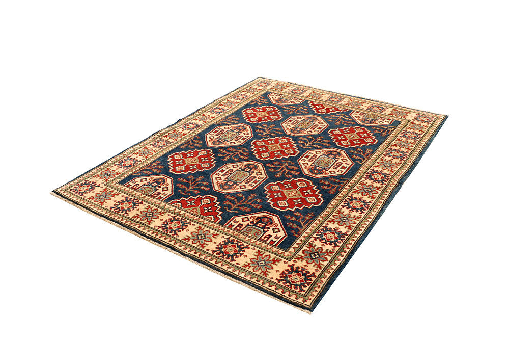 Dark Slateblue Kazak 5' x 6' 7 - No. 67960 - ALRUG Rug Store