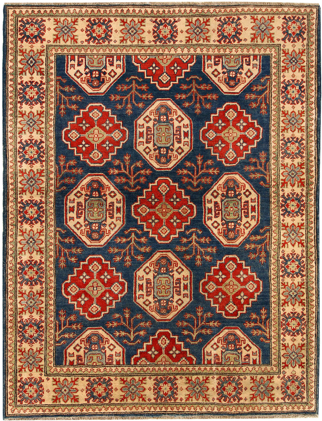 Dark Slateblue Kazak 5' x 6' 7 - No. 67960 - ALRUG Rug Store