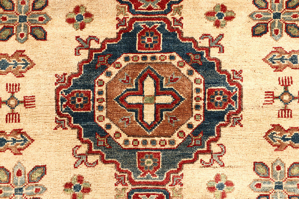 Bisque Kazak 5' x 6' 1 - No. 67961 - ALRUG Rug Store