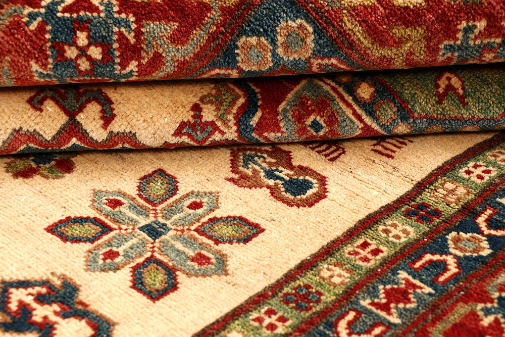 Bisque Kazak 5' x 6' 1 - No. 67961 - ALRUG Rug Store