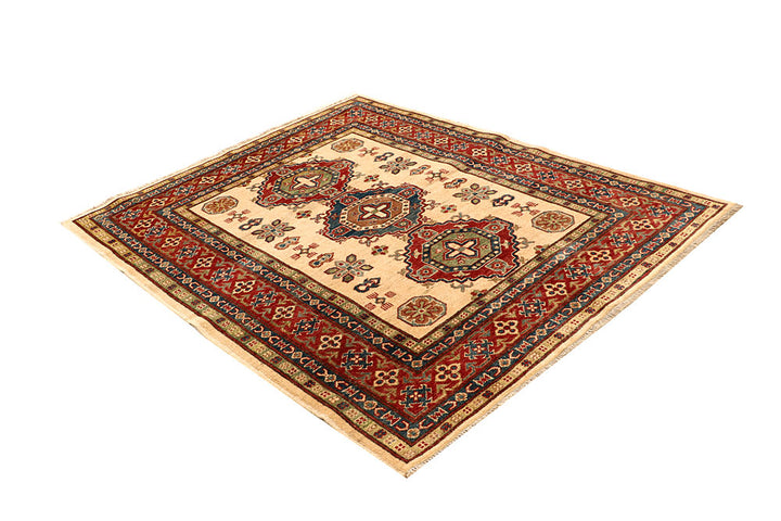 Bisque Kazak 5' x 6' 1 - No. 67961 - ALRUG Rug Store