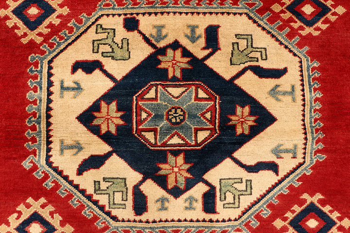 Firebrick Kazak 4' 10 x 6' 6 - No. 67963 - ALRUG Rug Store