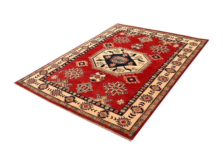 Firebrick Kazak 4' 10 x 6' 6 - No. 67963 - ALRUG Rug Store