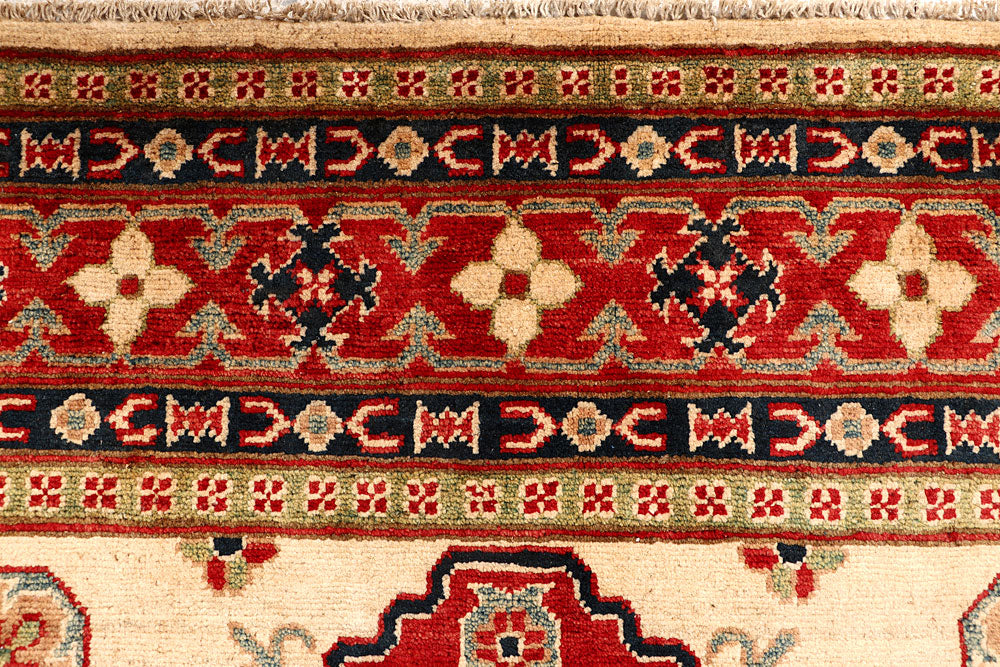 Bisque Kazak 5' x 6' 6 - No. 67964 - ALRUG Rug Store