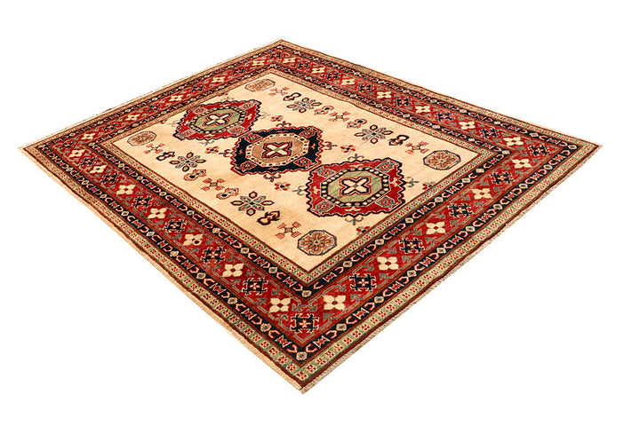Bisque Kazak 5' x 6' 6 - No. 67964 - ALRUG Rug Store