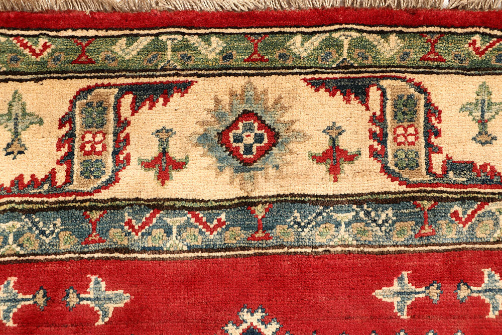 Dark Red Kazak 4' 11 x 6' 8 - No. 67965 - ALRUG Rug Store