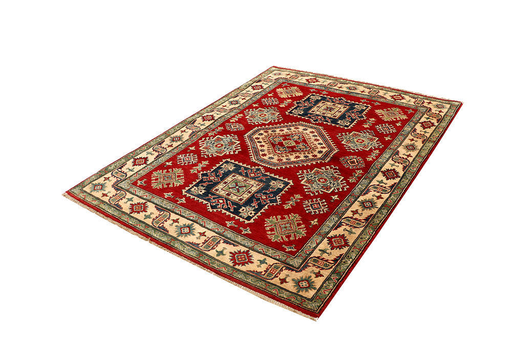 Dark Red Kazak 4' 11 x 6' 8 - No. 67965 - ALRUG Rug Store