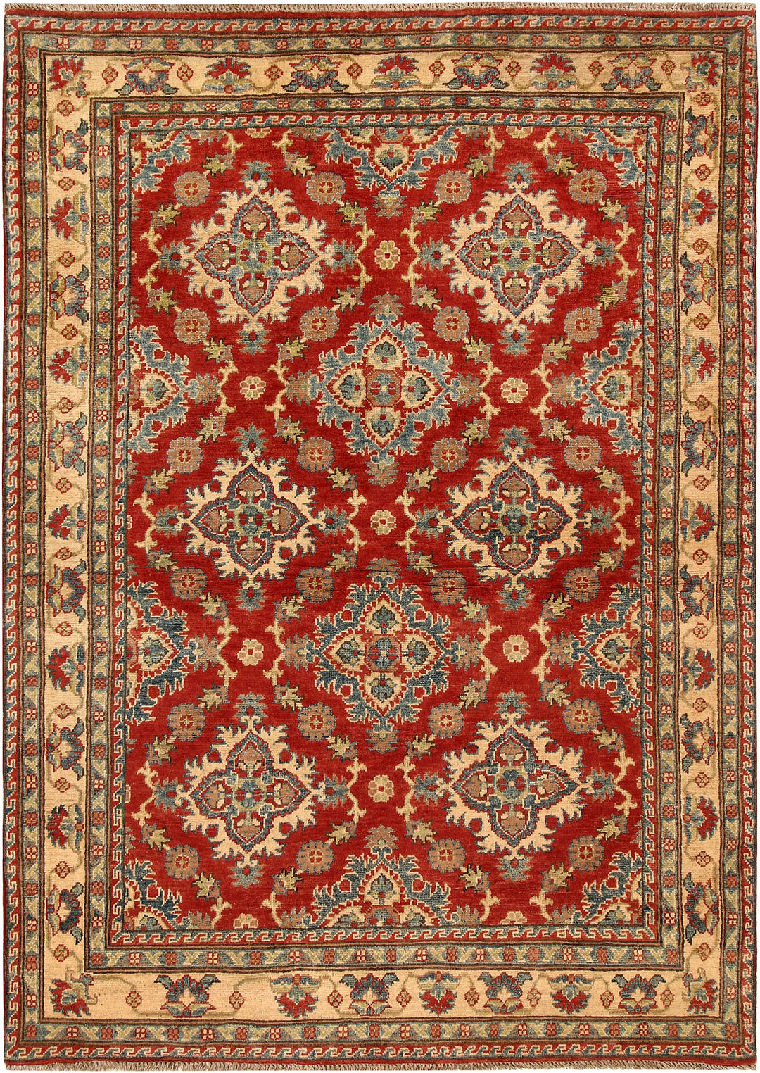 Dark Red Kazak 4' 11 x 6' 10 - No. 67967 - ALRUG Rug Store