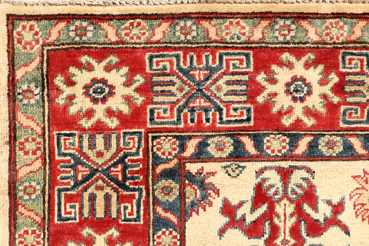 Bisque Kazak 5' x 6' 6 - No. 67968 - ALRUG Rug Store
