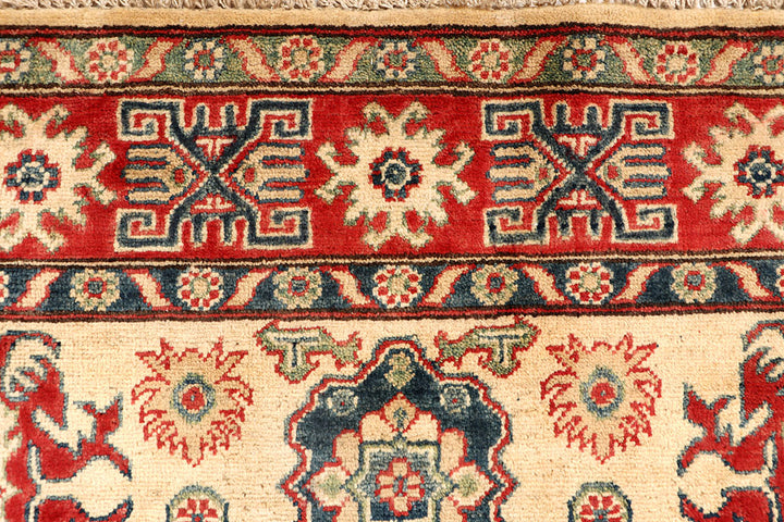 Bisque Kazak 5' x 6' 6 - No. 67968 - ALRUG Rug Store