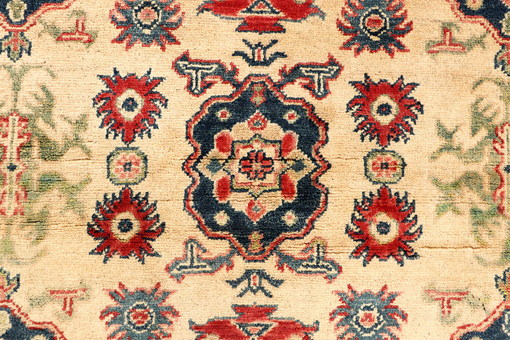 Bisque Kazak 5' x 6' 6 - No. 67968 - ALRUG Rug Store