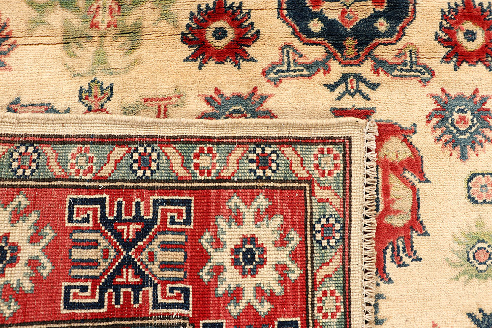 Bisque Kazak 5' x 6' 6 - No. 67968 - ALRUG Rug Store