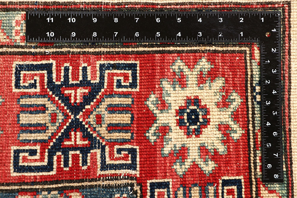 Bisque Kazak 5' x 6' 6 - No. 67968 - ALRUG Rug Store