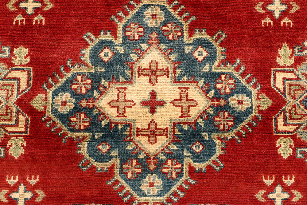 Dark Red Kazak 5' x 6' 6 - No. 67969 - ALRUG Rug Store