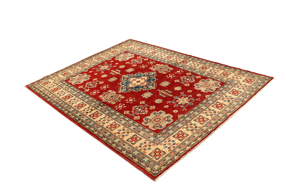 Dark Red Kazak 5' x 6' 6 - No. 67969 - ALRUG Rug Store