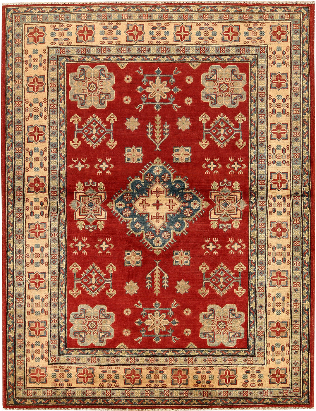 Dark Red Kazak 5' x 6' 6 - No. 67969 - ALRUG Rug Store