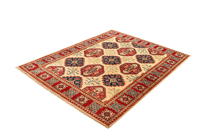 Bisque Kazak 4' 11 x 6' 5 - No. 67970 - ALRUG Rug Store