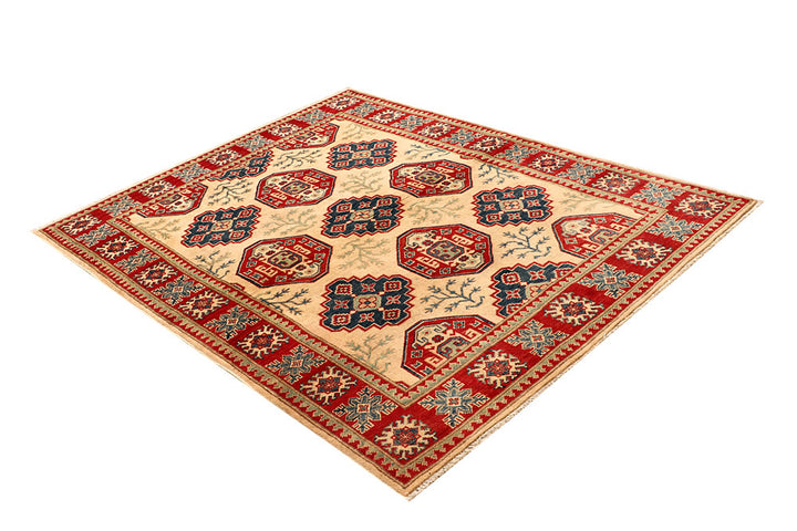 Bisque Kazak 4' 11 x 6' 5 - No. 67970 - ALRUG Rug Store