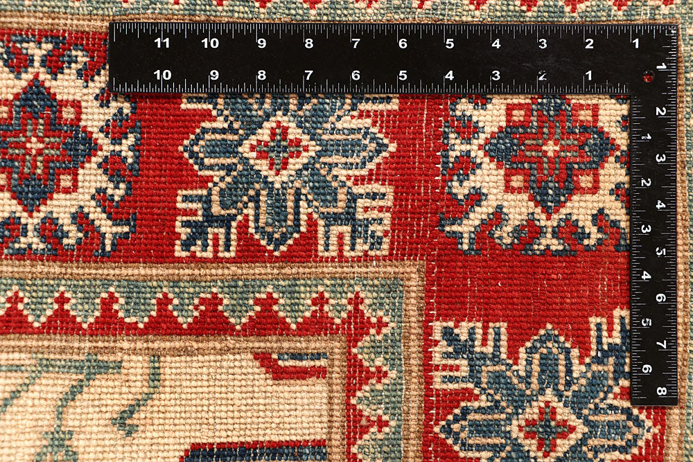Bisque Kazak 4' 11 x 6' 5 - No. 67970 - ALRUG Rug Store