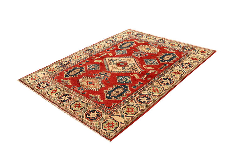 Firebrick Kazak 4' 10 x 6' 2 - No. 67971 - ALRUG Rug Store