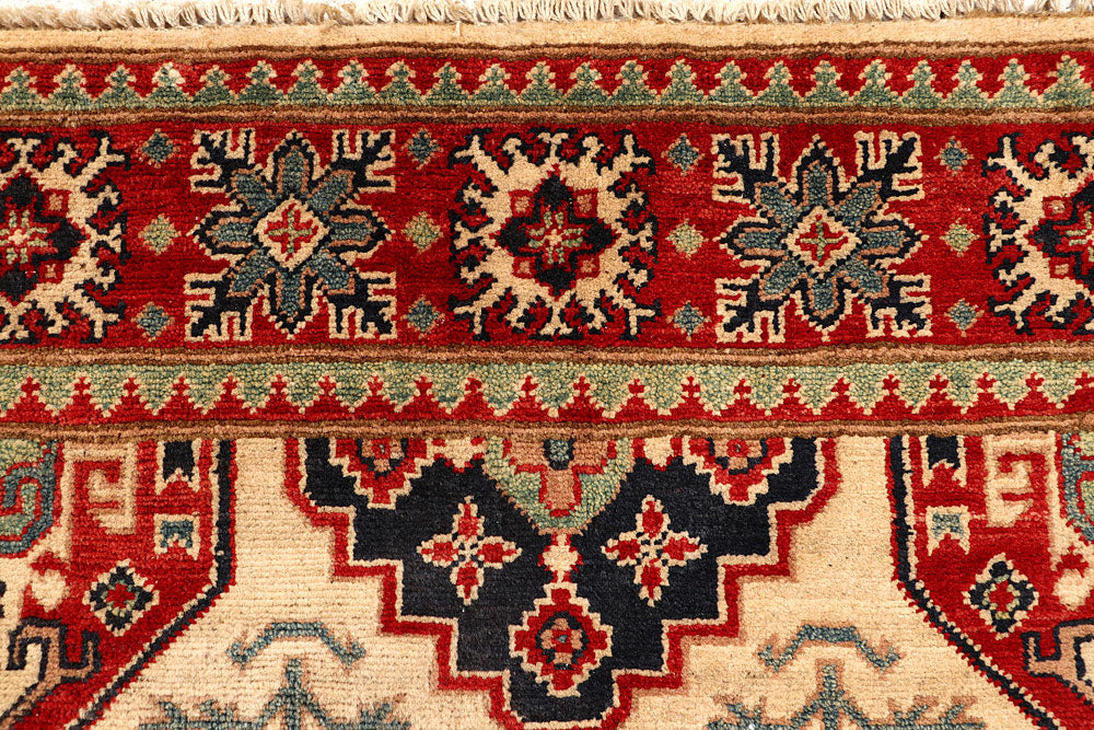 Bisque Kazak 4' 9 x 6' 7 - No. 67972 - ALRUG Rug Store