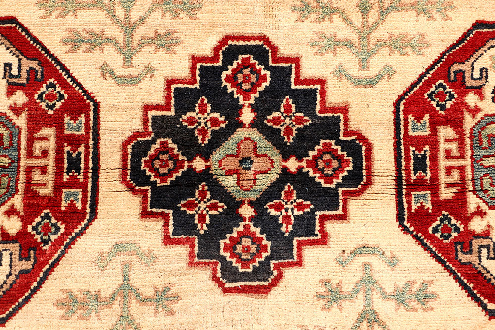 Bisque Kazak 4' 9 x 6' 7 - No. 67972 - ALRUG Rug Store
