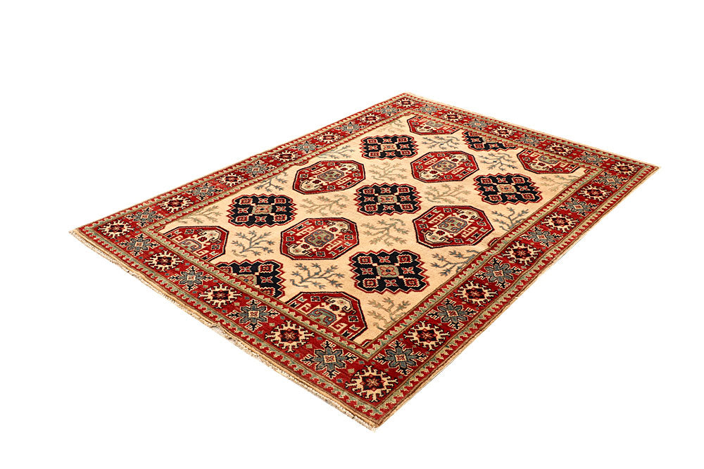 Bisque Kazak 4' 9 x 6' 7 - No. 67972 - ALRUG Rug Store
