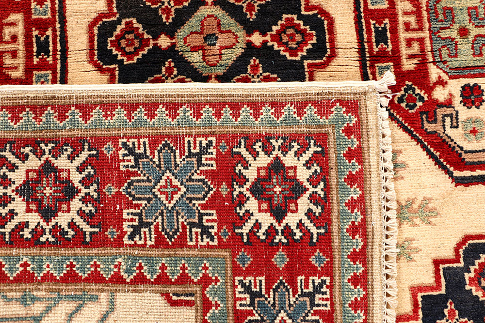 Bisque Kazak 4' 9 x 6' 7 - No. 67972 - ALRUG Rug Store