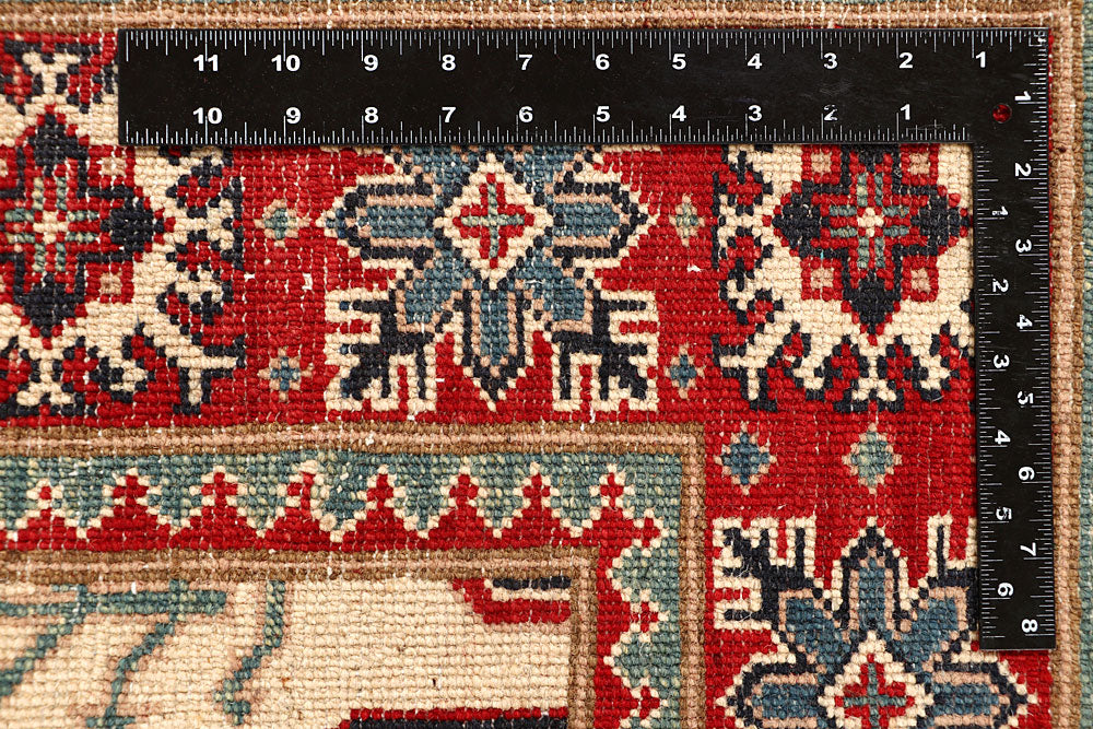 Bisque Kazak 4' 9 x 6' 7 - No. 67972 - ALRUG Rug Store