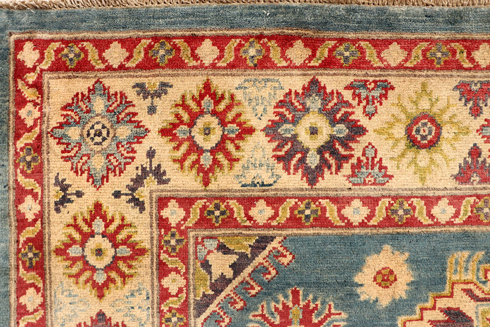 Light Slate Grey Kazak 5' 1 x 6' 9 - No. 67974 - ALRUG Rug Store