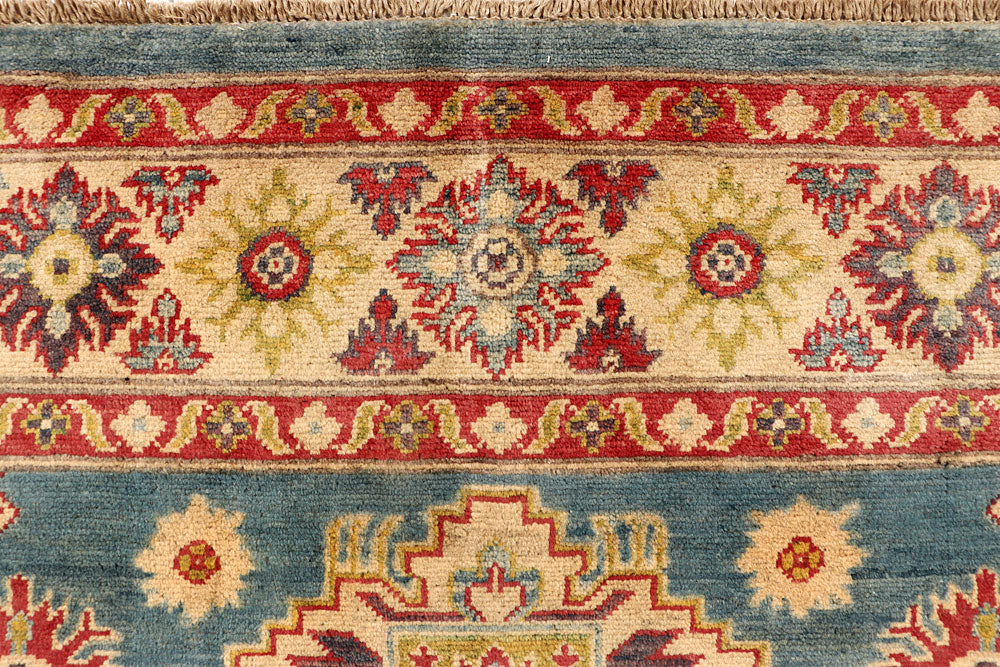 Light Slate Grey Kazak 5' 1 x 6' 9 - No. 67974 - ALRUG Rug Store