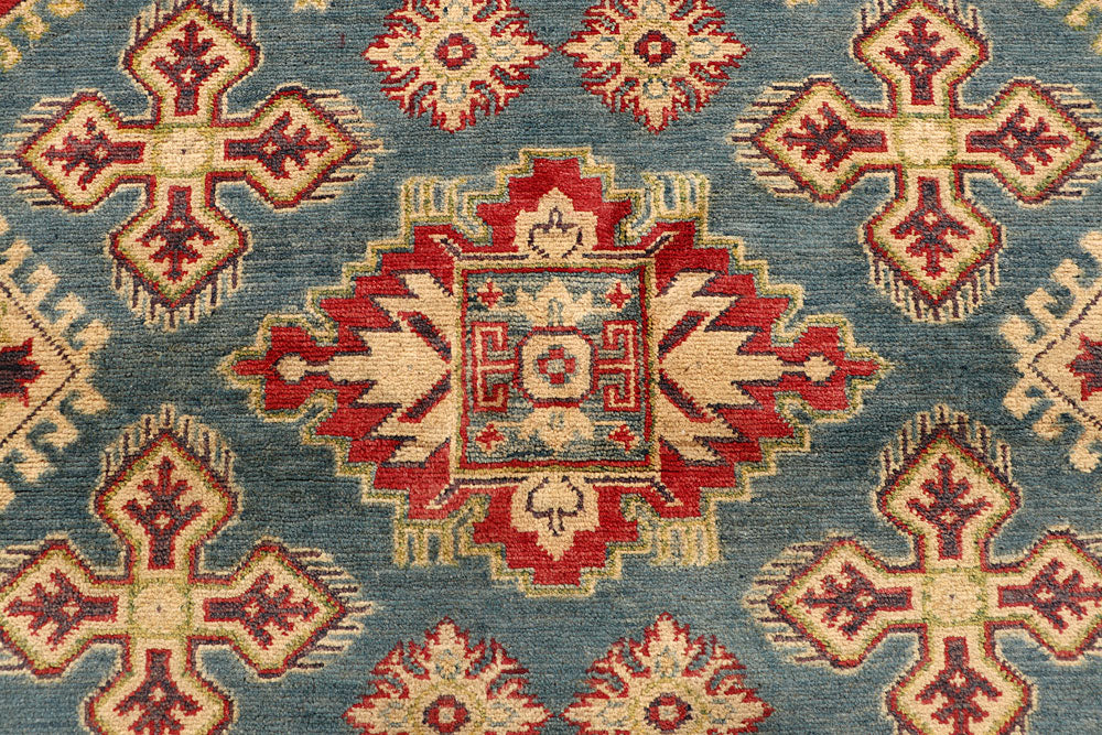Light Slate Grey Kazak 5' 1 x 6' 9 - No. 67974 - ALRUG Rug Store
