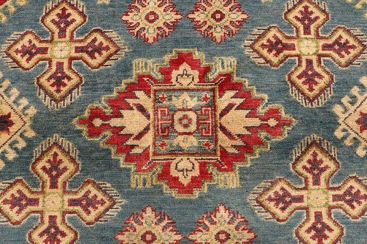Light Slate Grey Kazak 5' 1 x 6' 9 - No. 67974 - ALRUG Rug Store