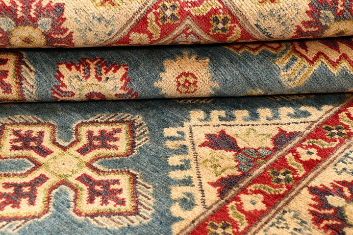 Light Slate Grey Kazak 5' 1 x 6' 9 - No. 67974 - ALRUG Rug Store