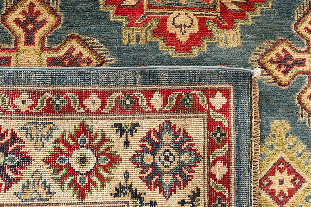 Light Slate Grey Kazak 5' 1 x 6' 9 - No. 67974 - ALRUG Rug Store