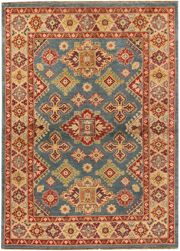 Light Slate Grey Kazak 5' 1 x 6' 9 - No. 67974 - ALRUG Rug Store