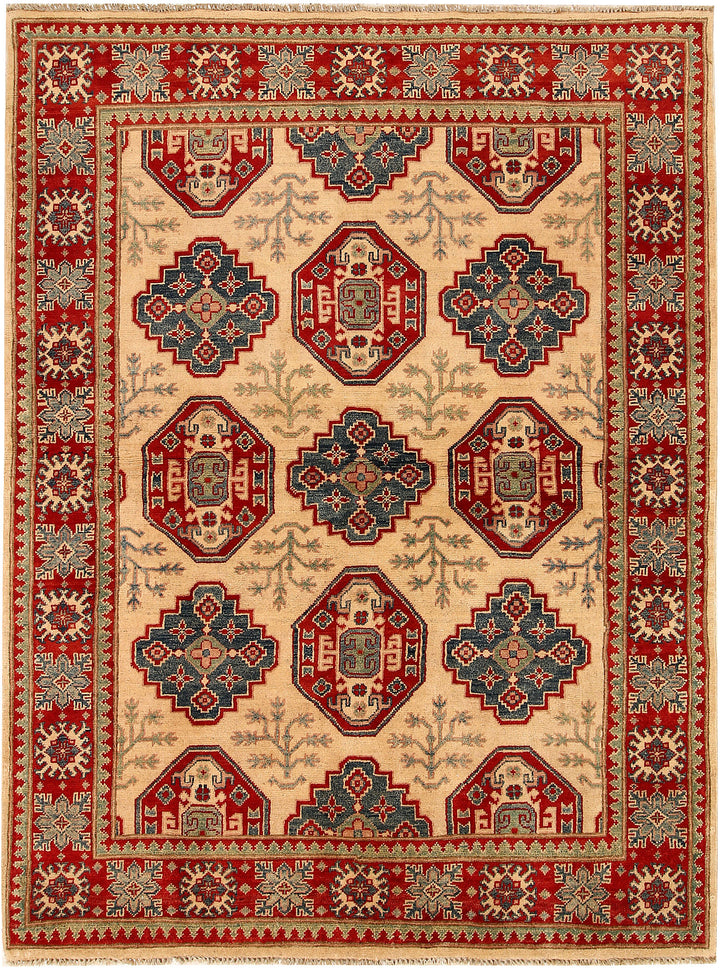 Bisque Kazak 4' 10 x 6' 6 - No. 67976 - ALRUG Rug Store