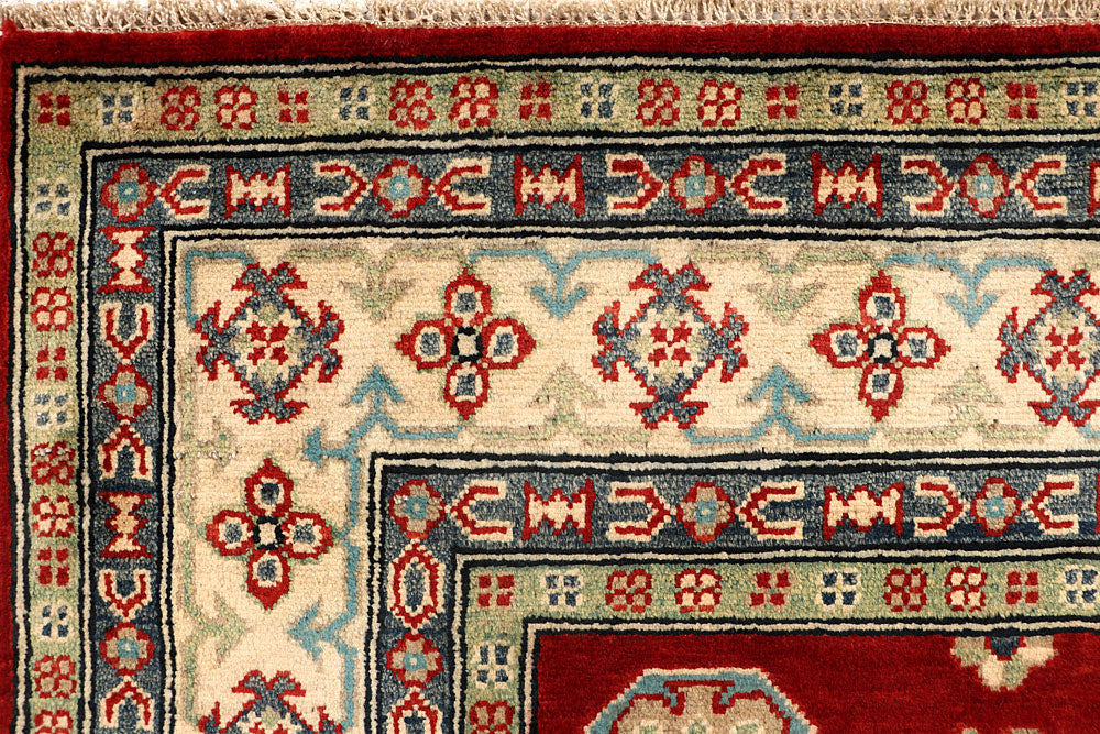 Dark Red Kazak 4' 10 x 6' 6 - No. 67977 - ALRUG Rug Store